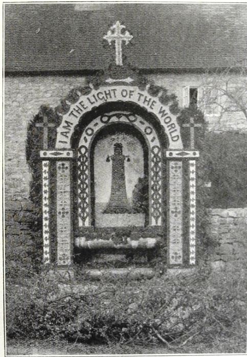 1899 well dressing at tissington